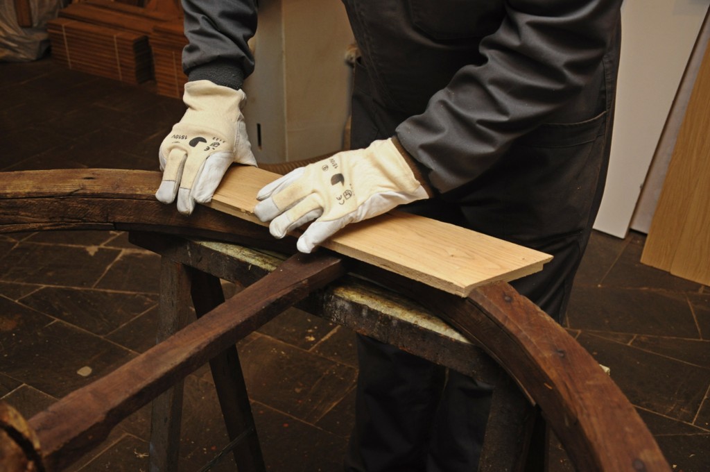 Proceso de recuperación de un volante de torno.