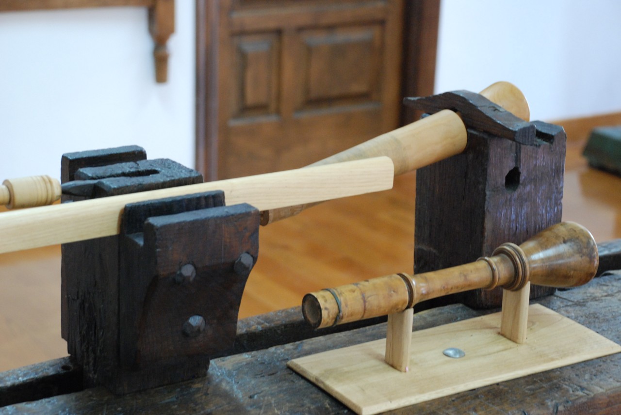 Torno giro continuo con volante manual