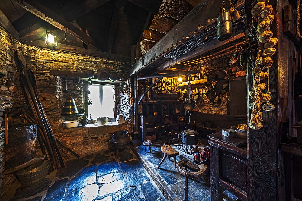 Lareira y cocina